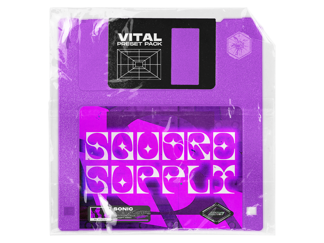 44 Square4 Riddim presets for Vital VST