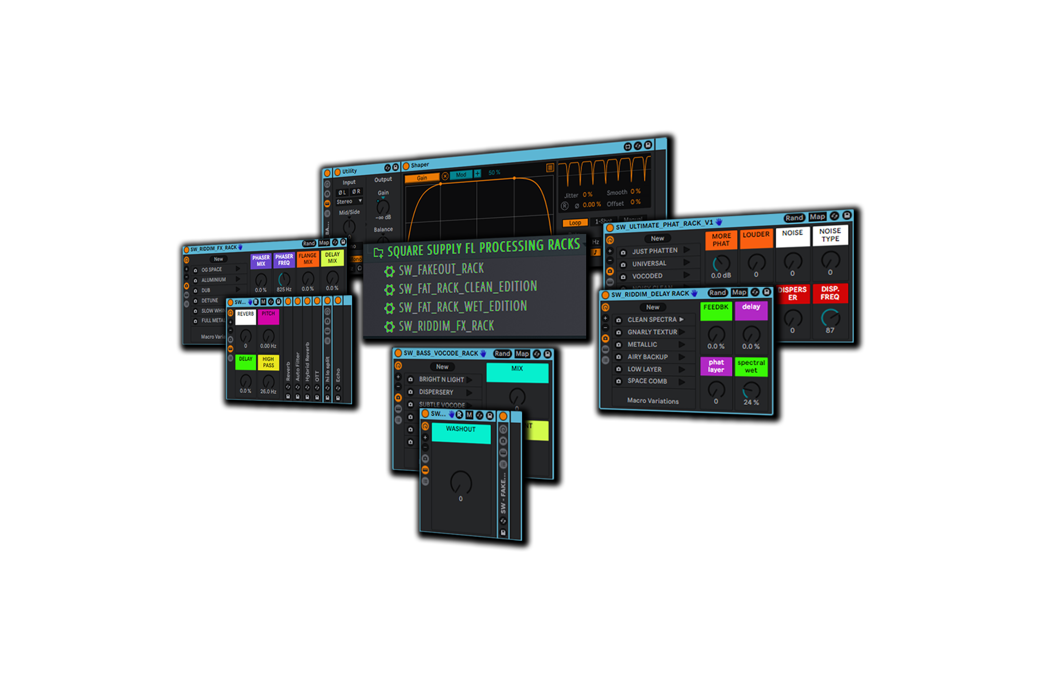 Ableton Phat Racks and Fl Studio Phat Racks for Dubstep