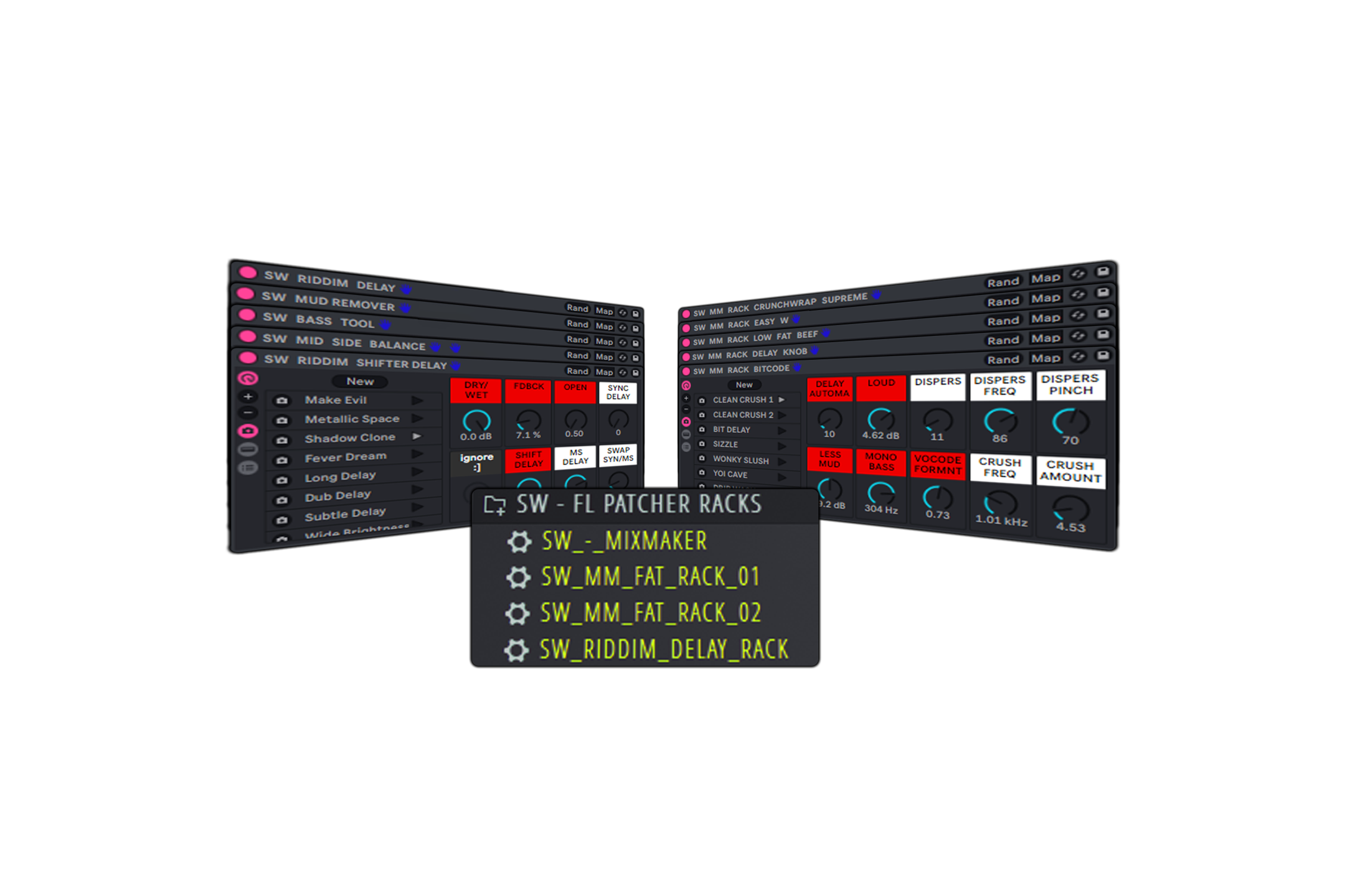 Ableton Phat Racks and Fl Studio Phat Racks for Dubstep