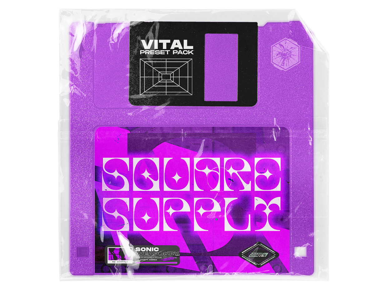 44 Square4 Riddim presets for Vital VST