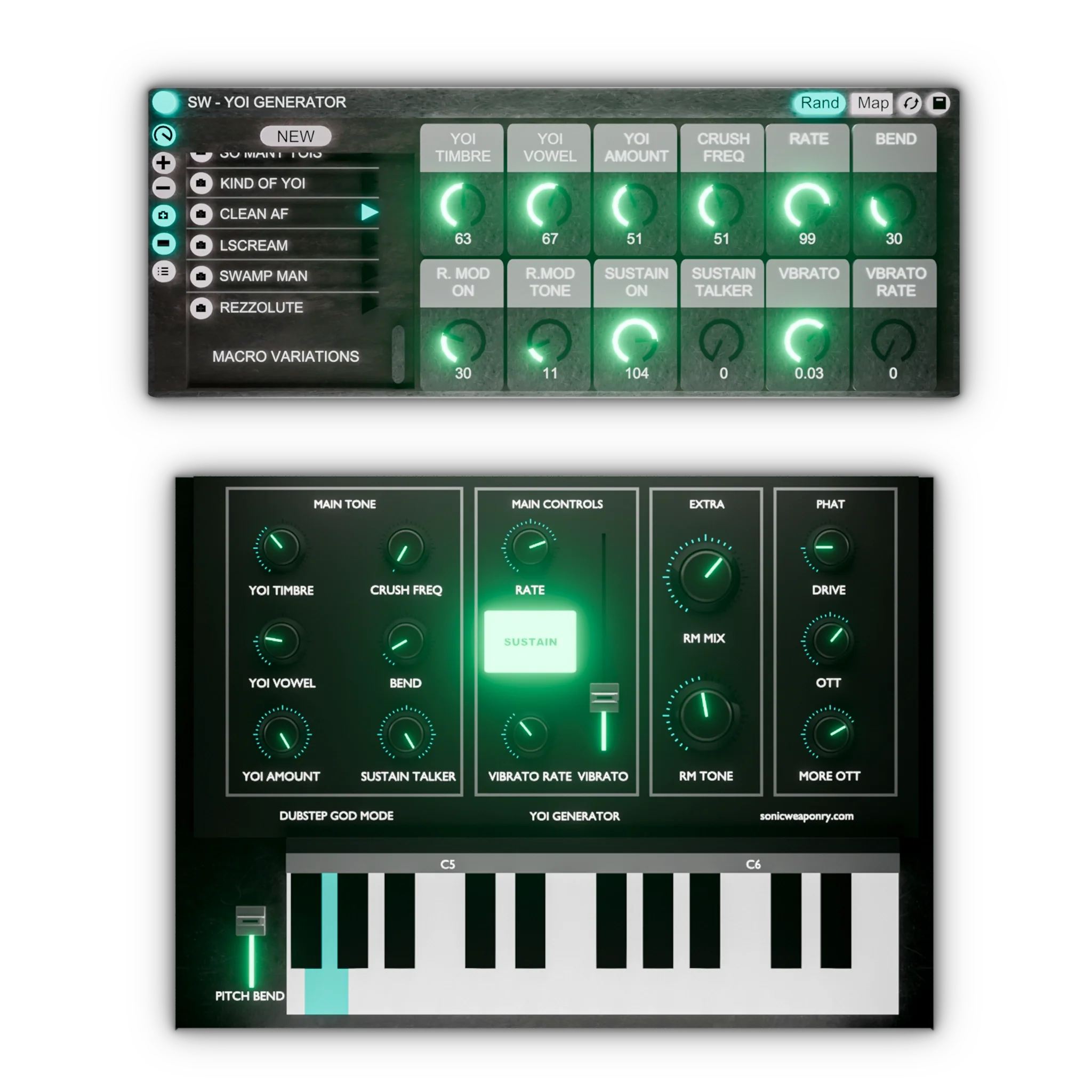 Yoi Generator, wook bass generator rack for Ableton and FL Studio