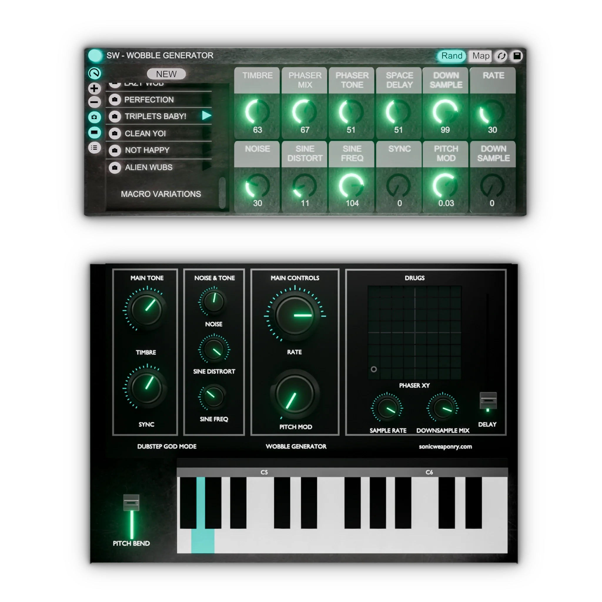 Wobble Generator, wook bass generator rack for Ableton and FL Studio