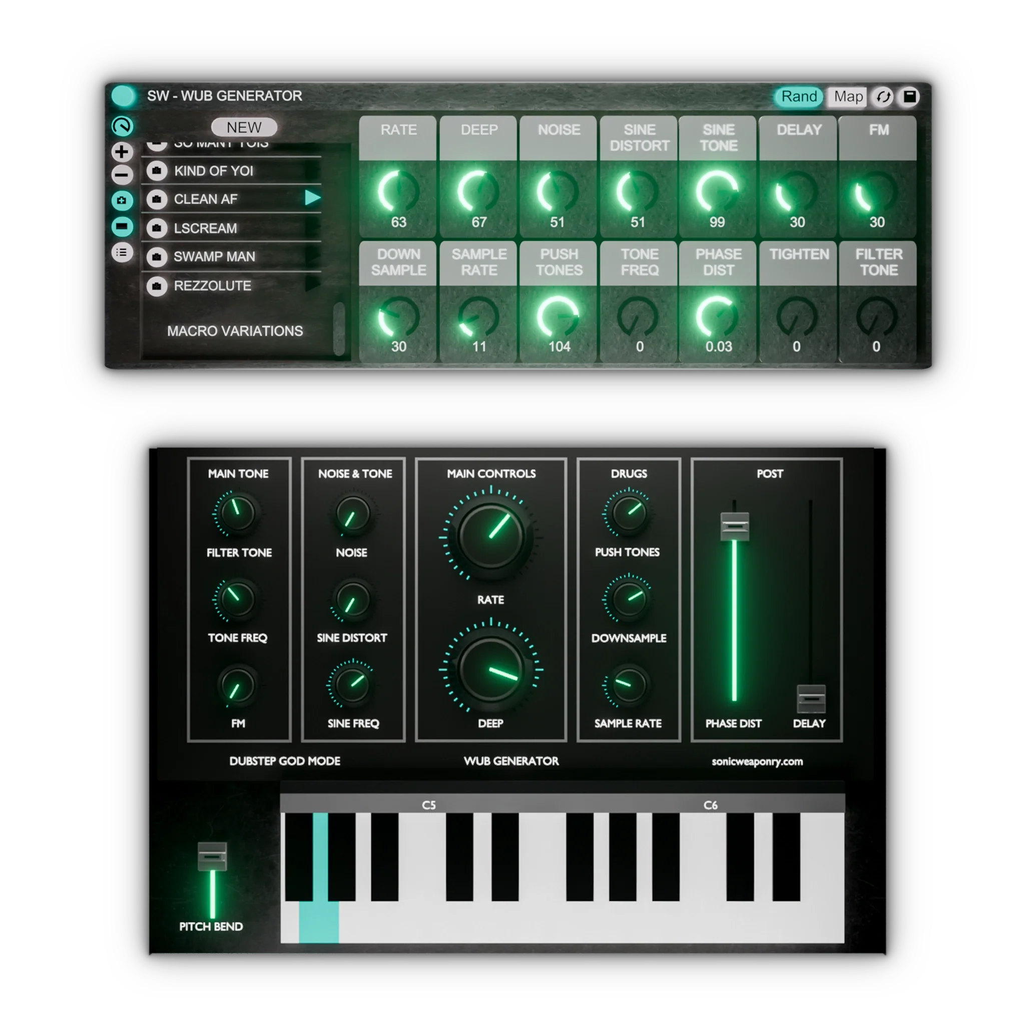 Wub Generator, wook bass generator rack for Ableton and FL Studio