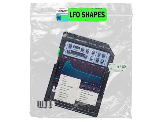 750+ LFO Shapes for Serum 2, organized by category (Filter, Pitch, Warp, Oscillator Level) to speed up music production workflow.