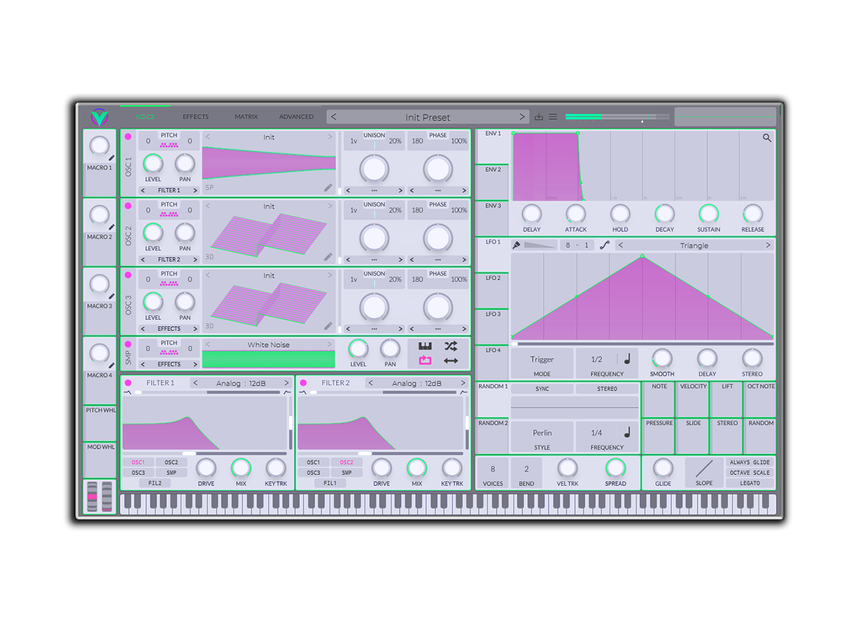 Free CUSTOM skin for the Vital VST by QB!K and Sonic Weaponry